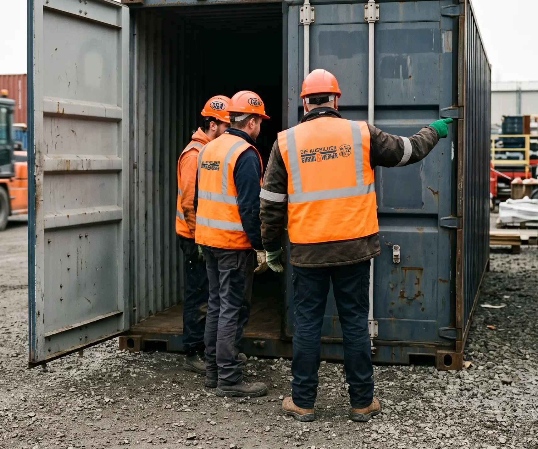 UVV-Prüfungen für Container, Einsatz vor Ort
